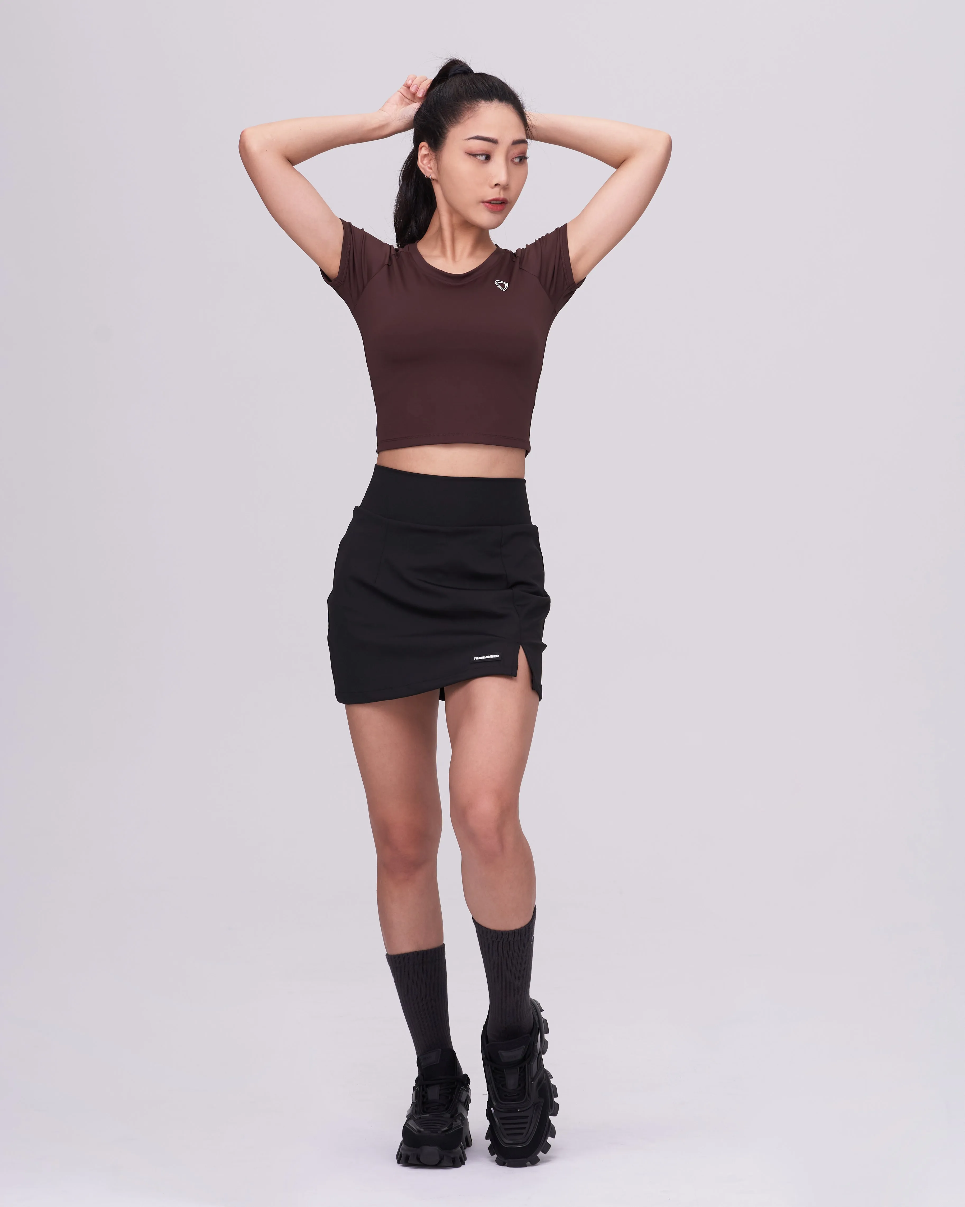 Adapt Scoop Neckline Crop Top