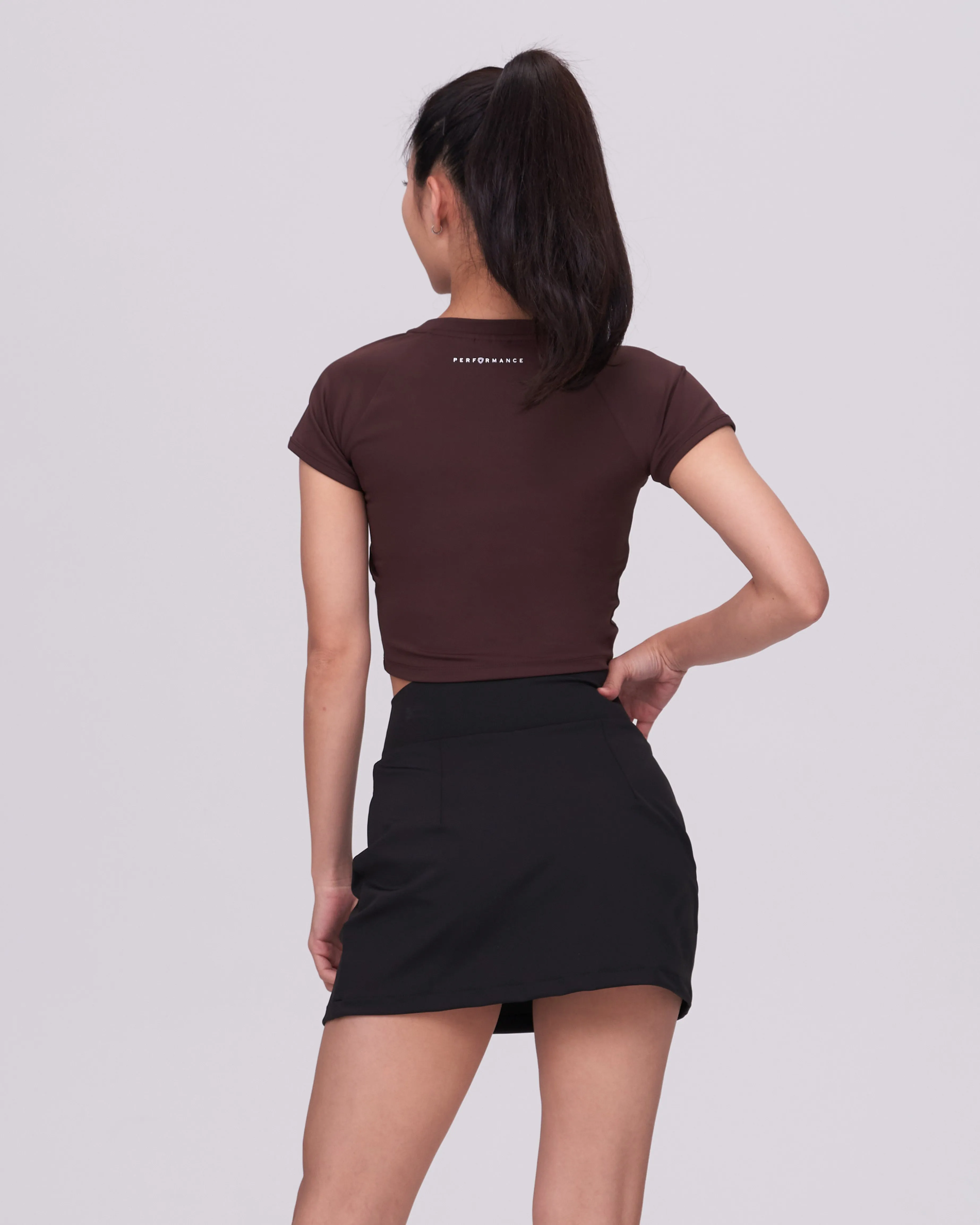 Adapt Scoop Neckline Crop Top