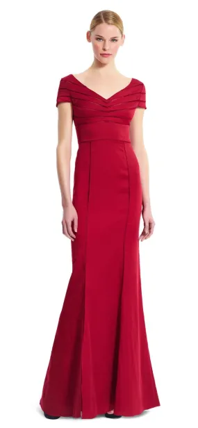 Adrianna Papell - Satin Sheath Dress 81909150