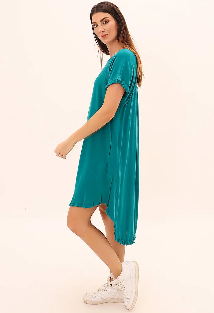 Almeria Dress-Teal