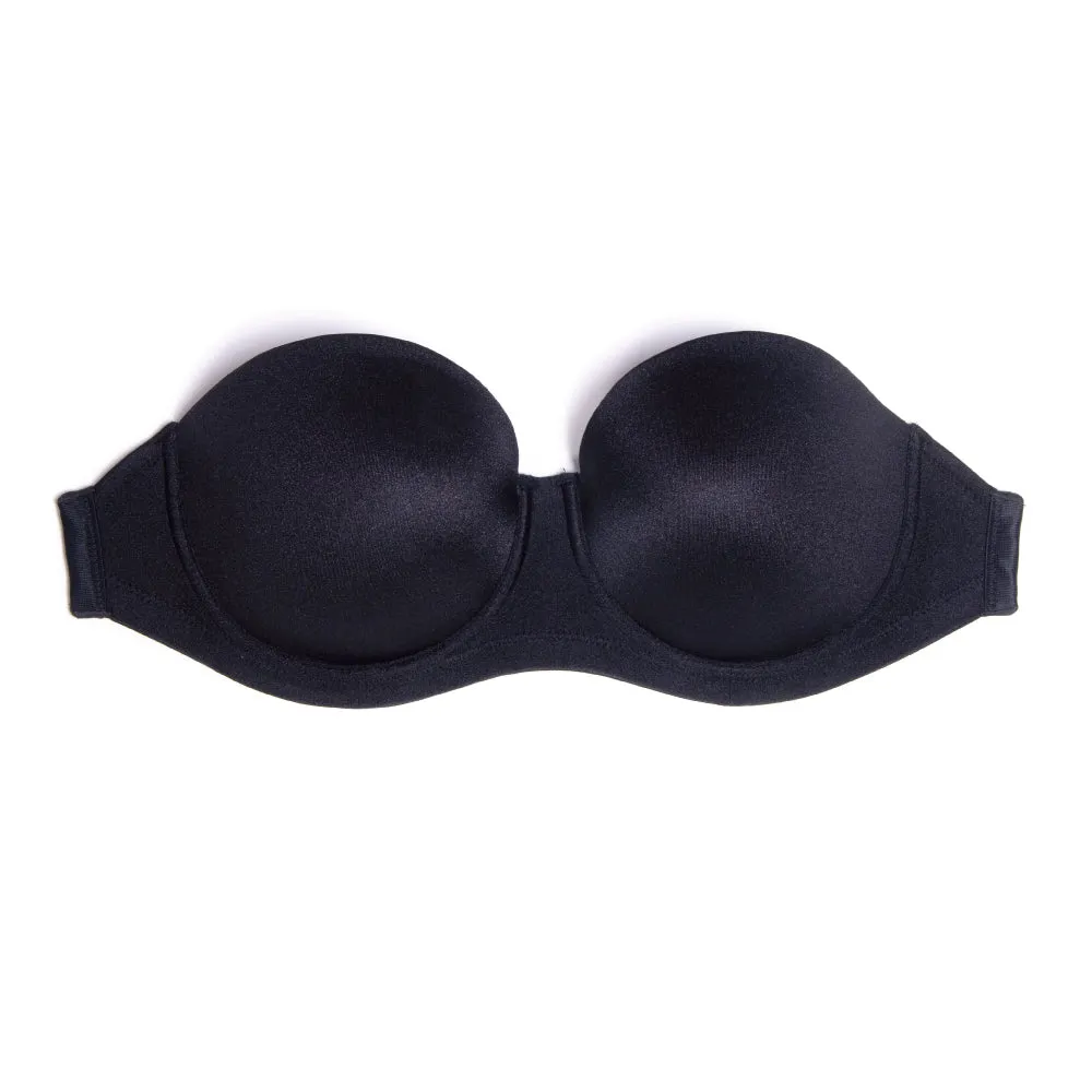 Angelina Strapless/Convertible Underwire Bra Cup - Black