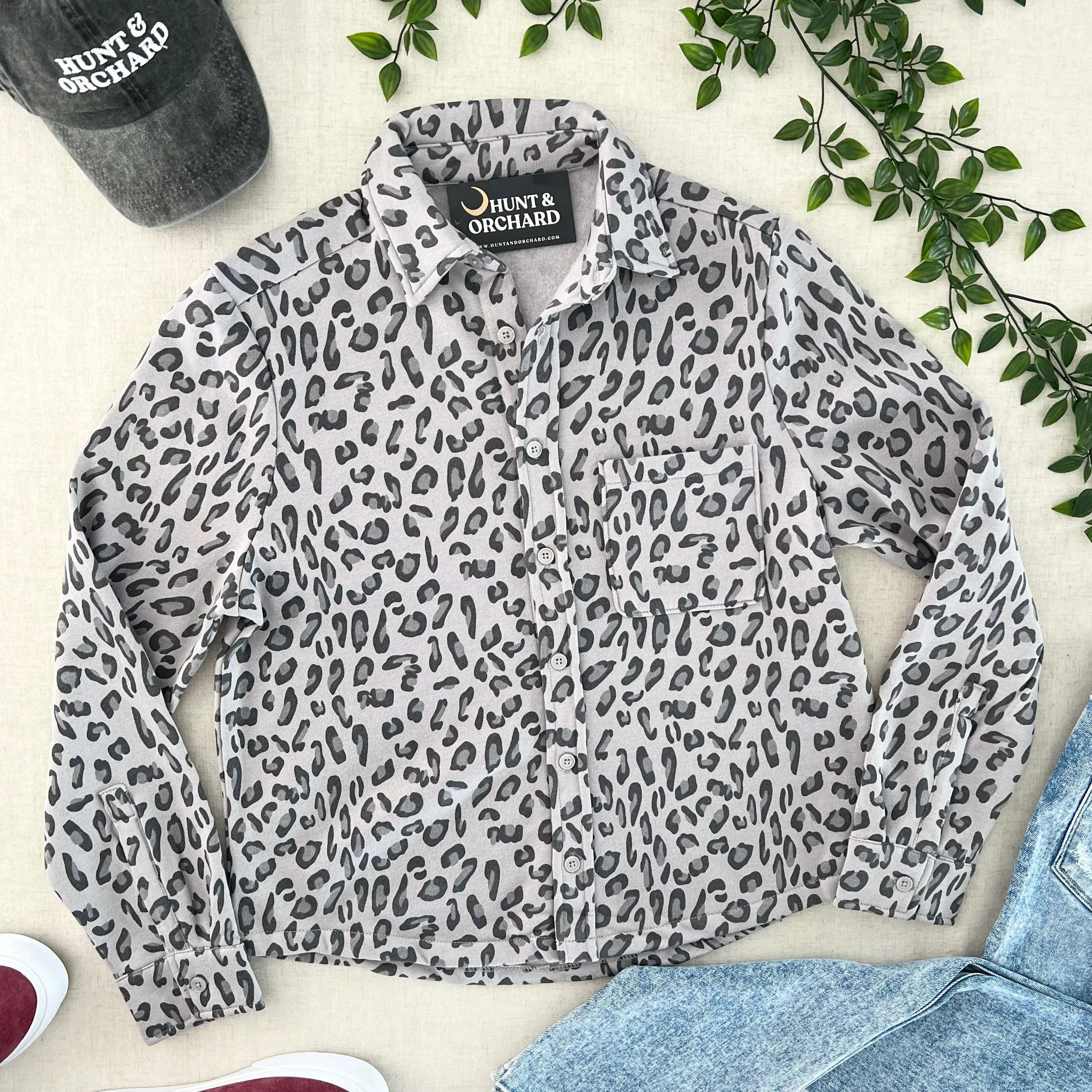 Bailey Shacket - Leopard