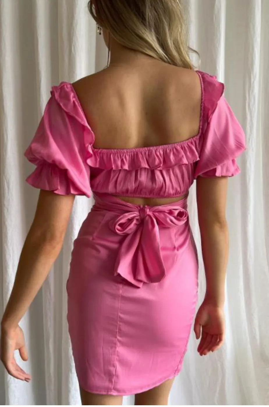 Barbie pink dress