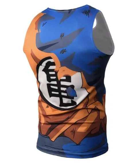 Battle Damaged Son Goku Dragon Ball Z Tank Top