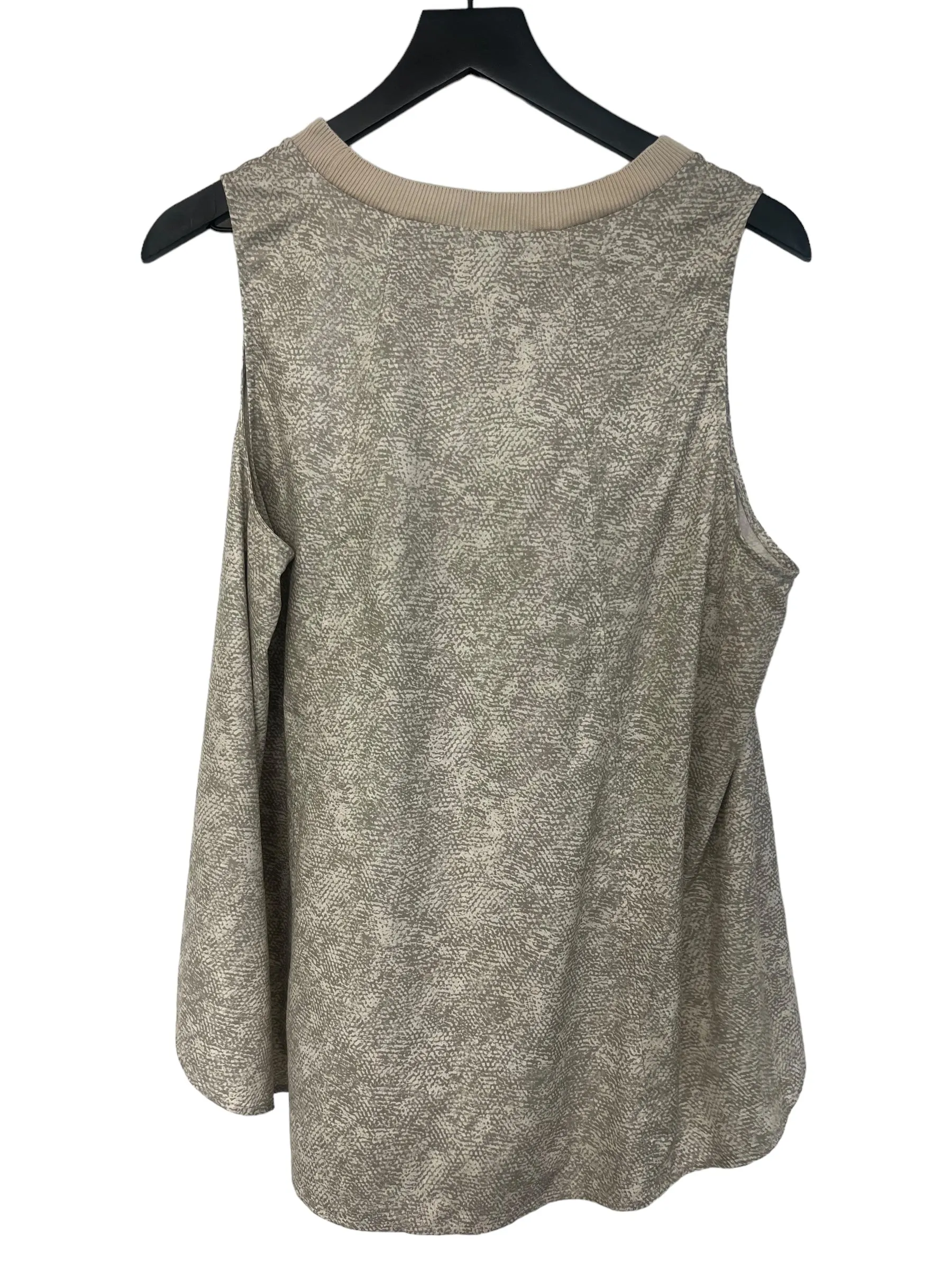 Beige Athletic Tank Top Athleta, Size 1x