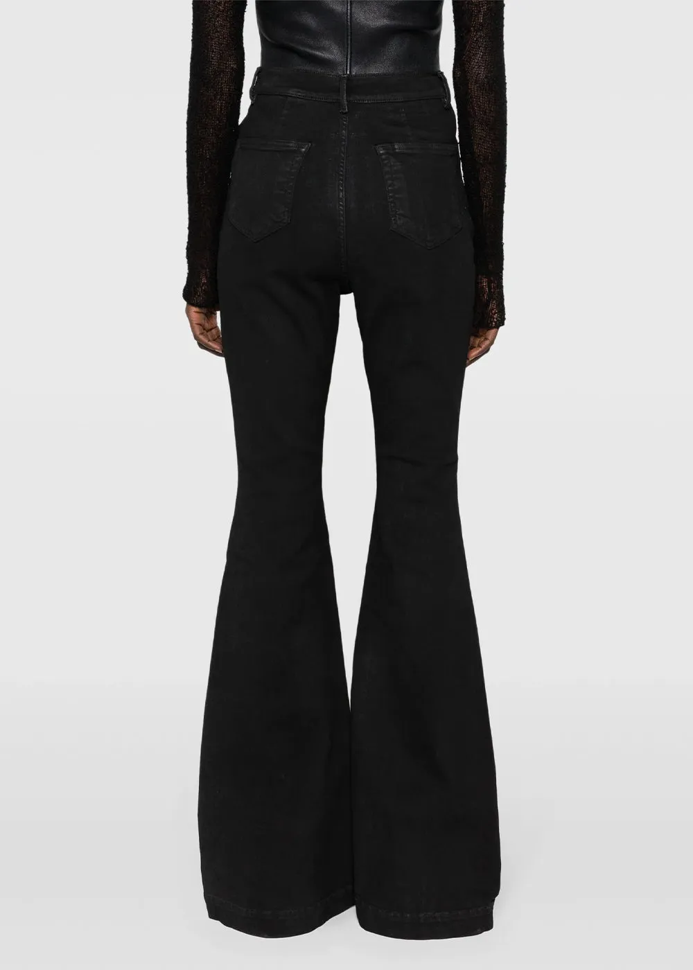 Black Bolan Bootcut Jeans