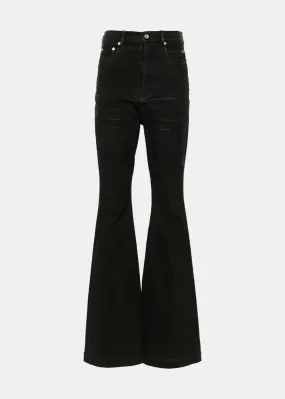 Black Bolan Bootcut Jeans