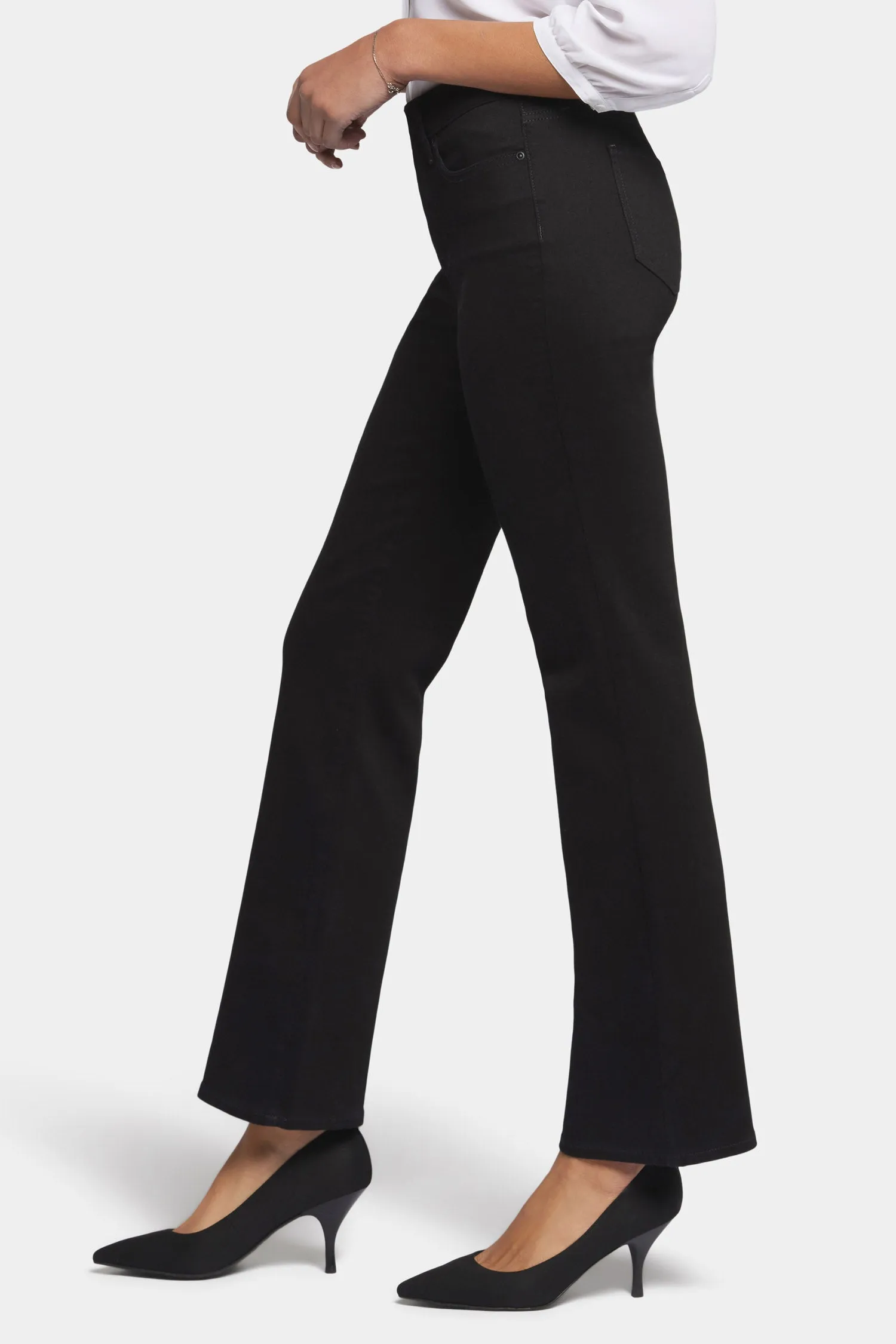 Blake Slim Flared Jeans - Black