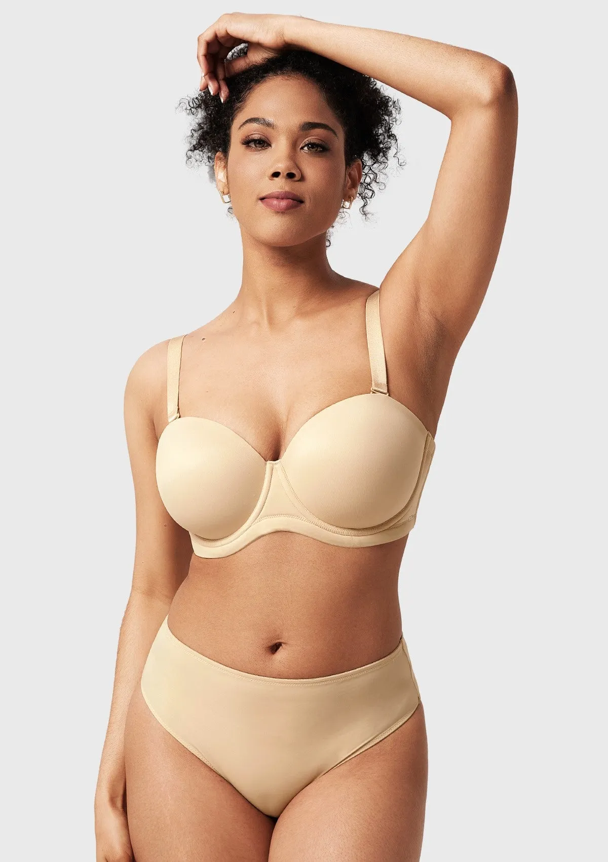 Classic Comfort Multiway Lightly Padded Underwire Strapless Bra