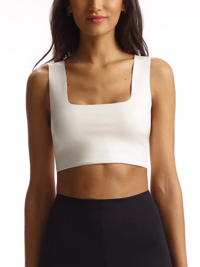 COMMANDO Faux Leather Crop Top