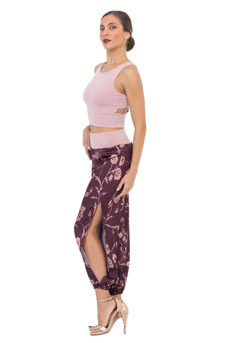 Crop Top With Side Cutouts