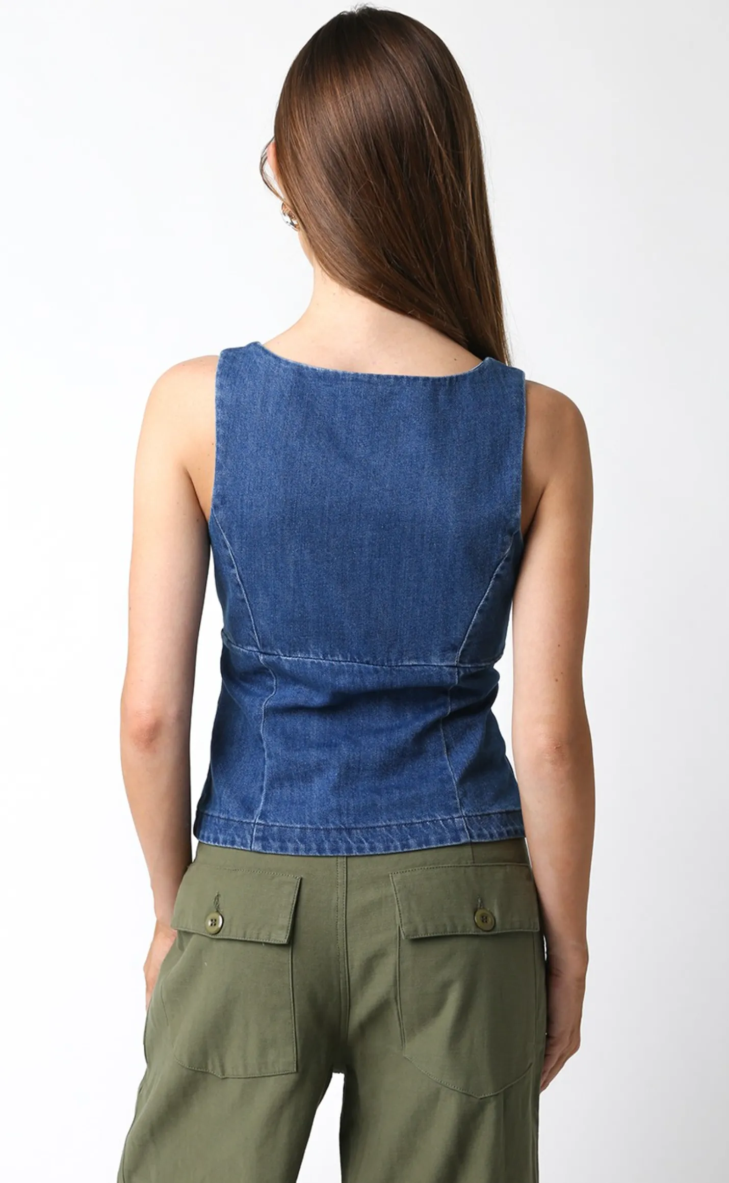 Danica Denim Top