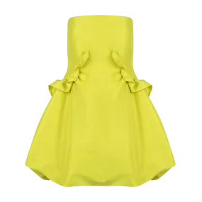 Diana Ruffle Strapless Minidress