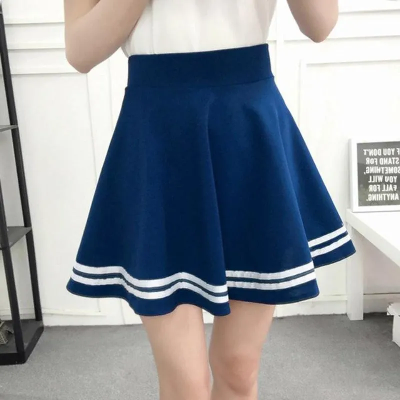 Elastic Mini Short Skirt