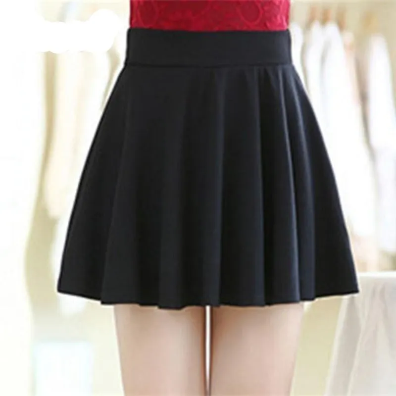 Elastic Mini Short Skirt