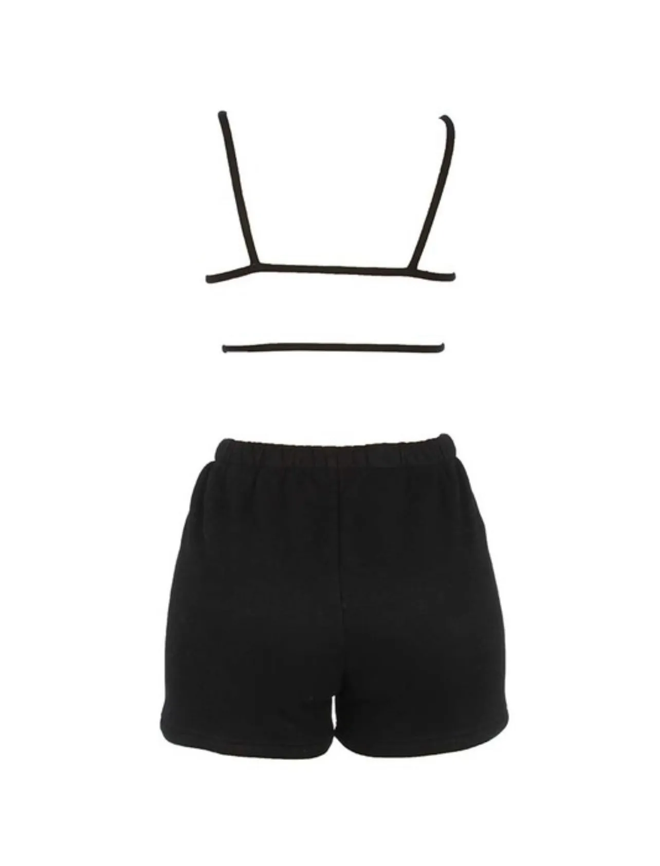 Essential Lounge Black 2 Piece Set