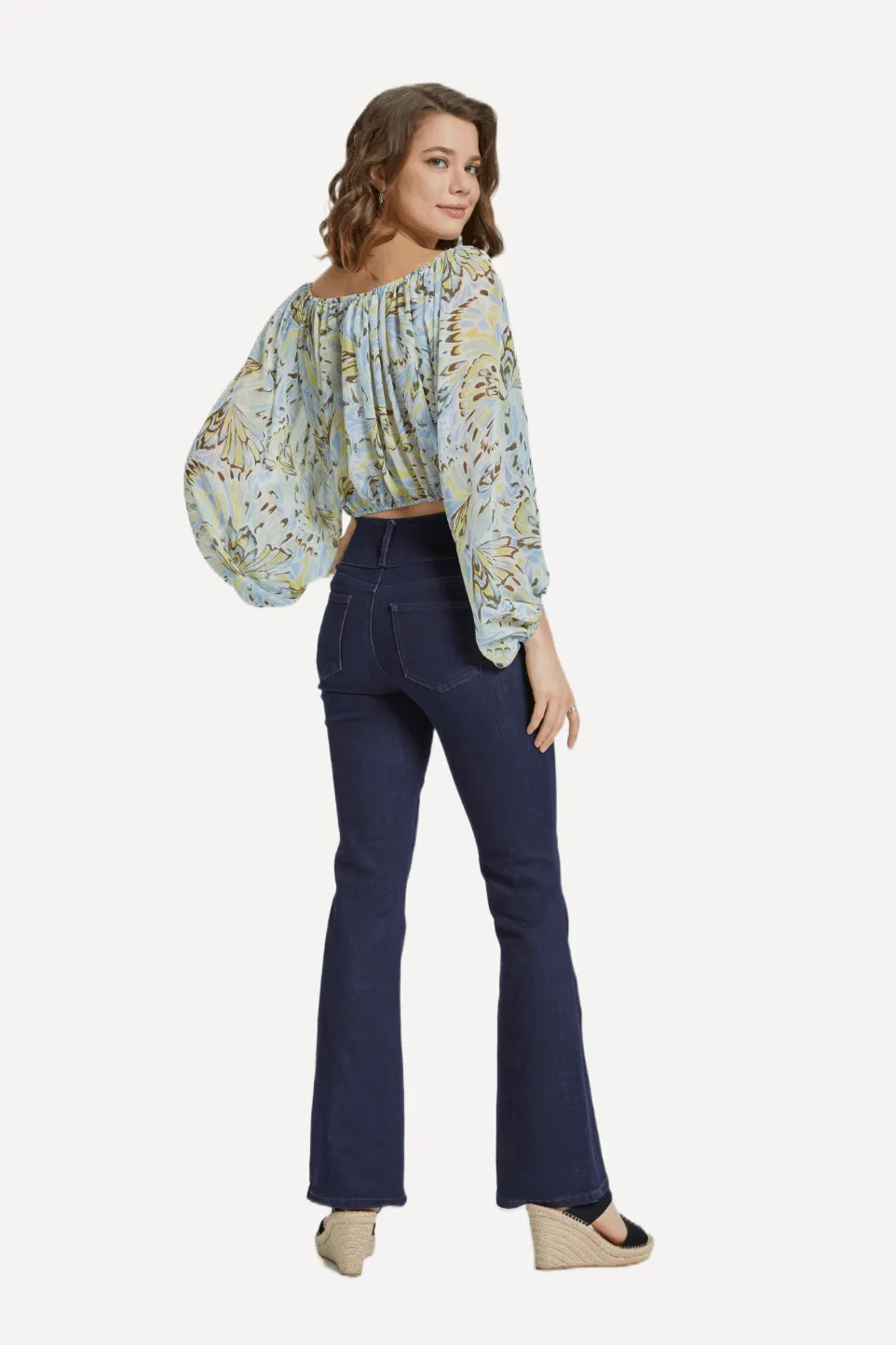 Floral Cold Shoulder Top