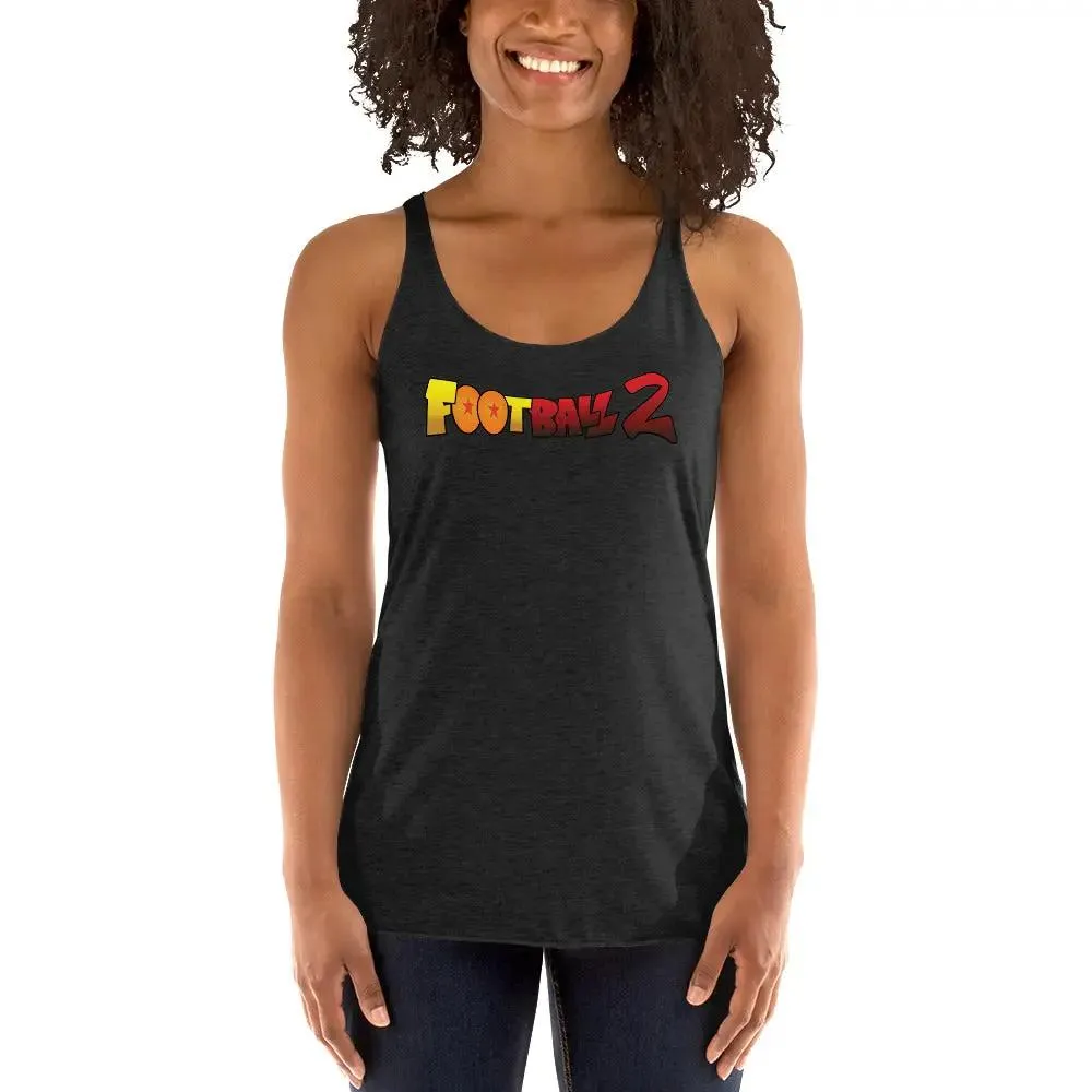 Football 2 Women's Racerback Tank