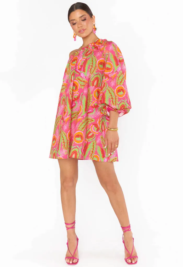 High Volume Mini Dress-Paradise Palms