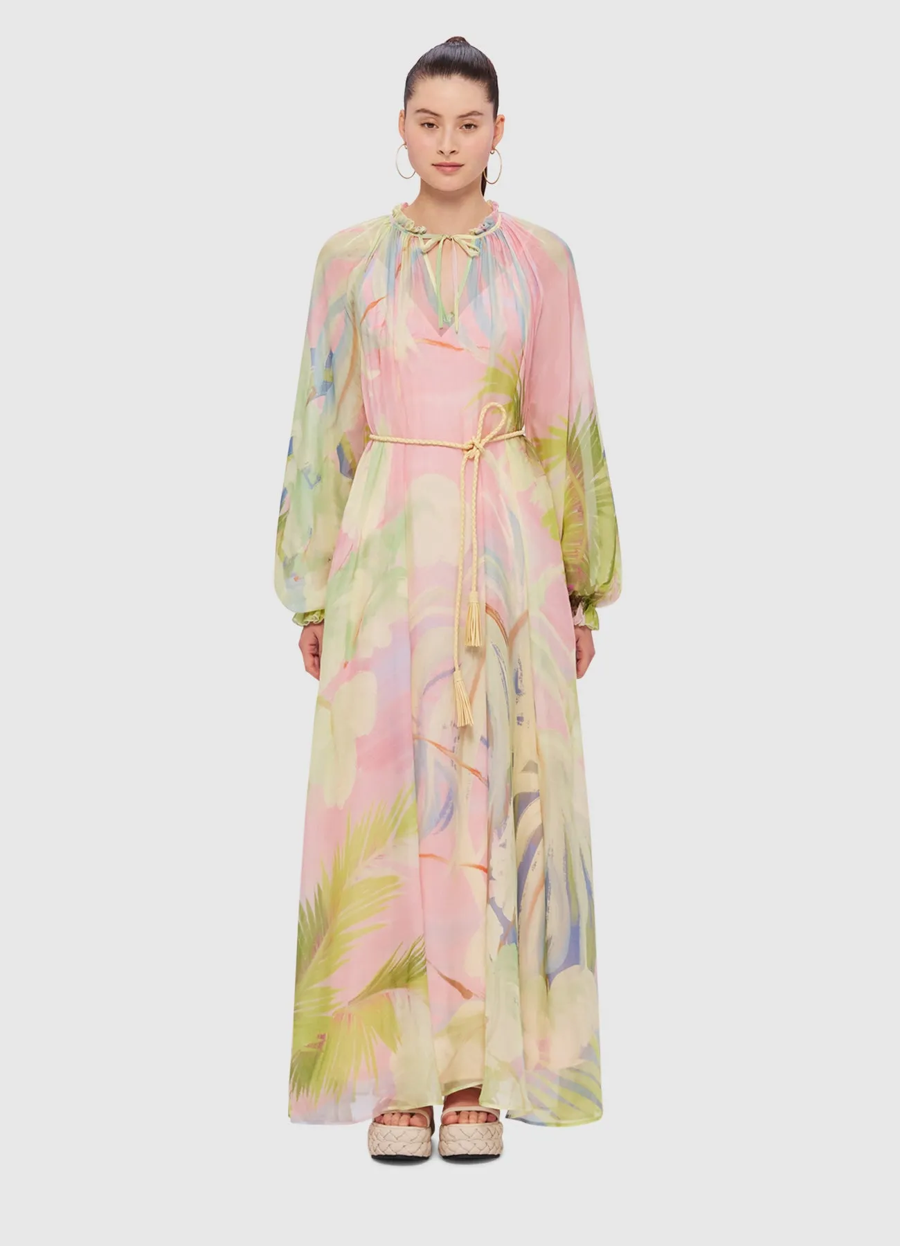 Leo Lin Alana Kaftan Maxi - Dreamscape Print