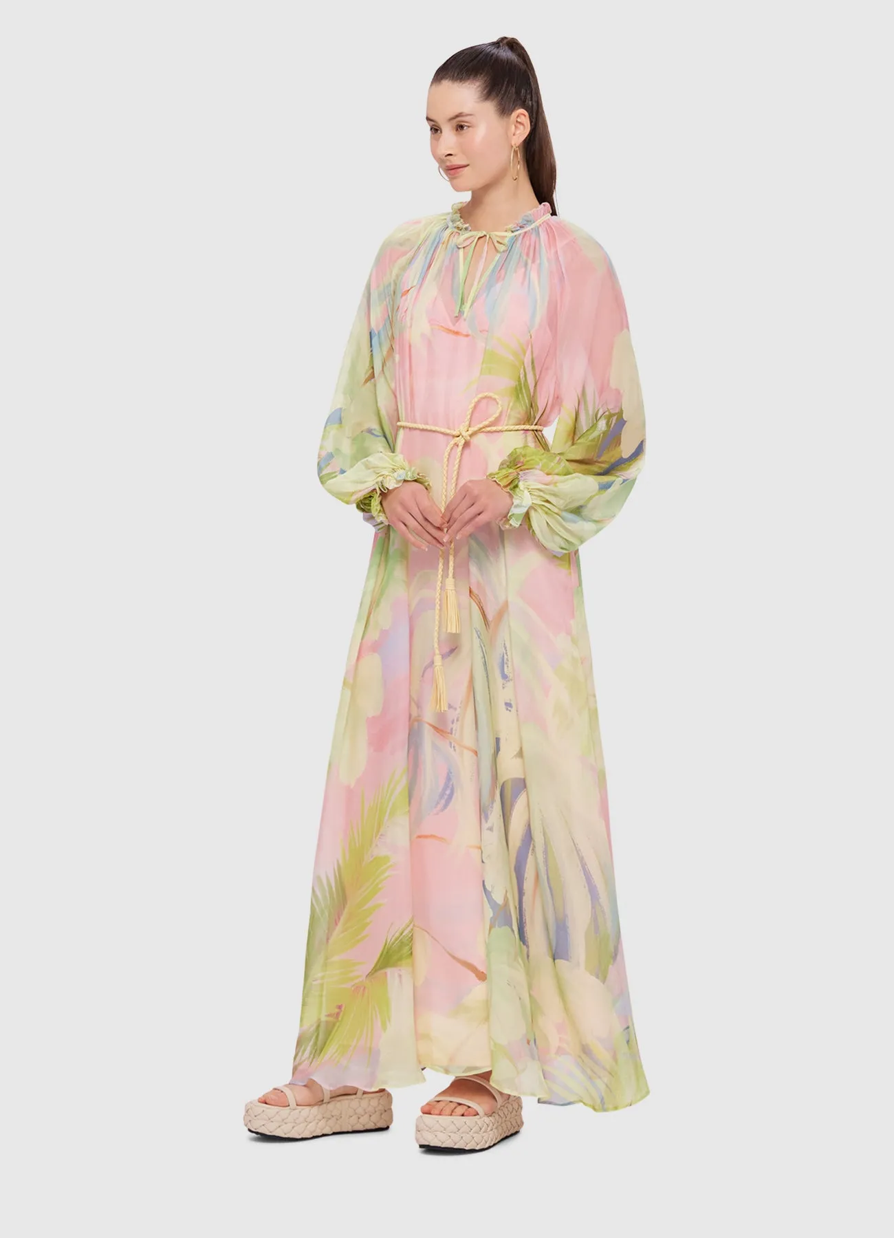 Leo Lin Alana Kaftan Maxi - Dreamscape Print