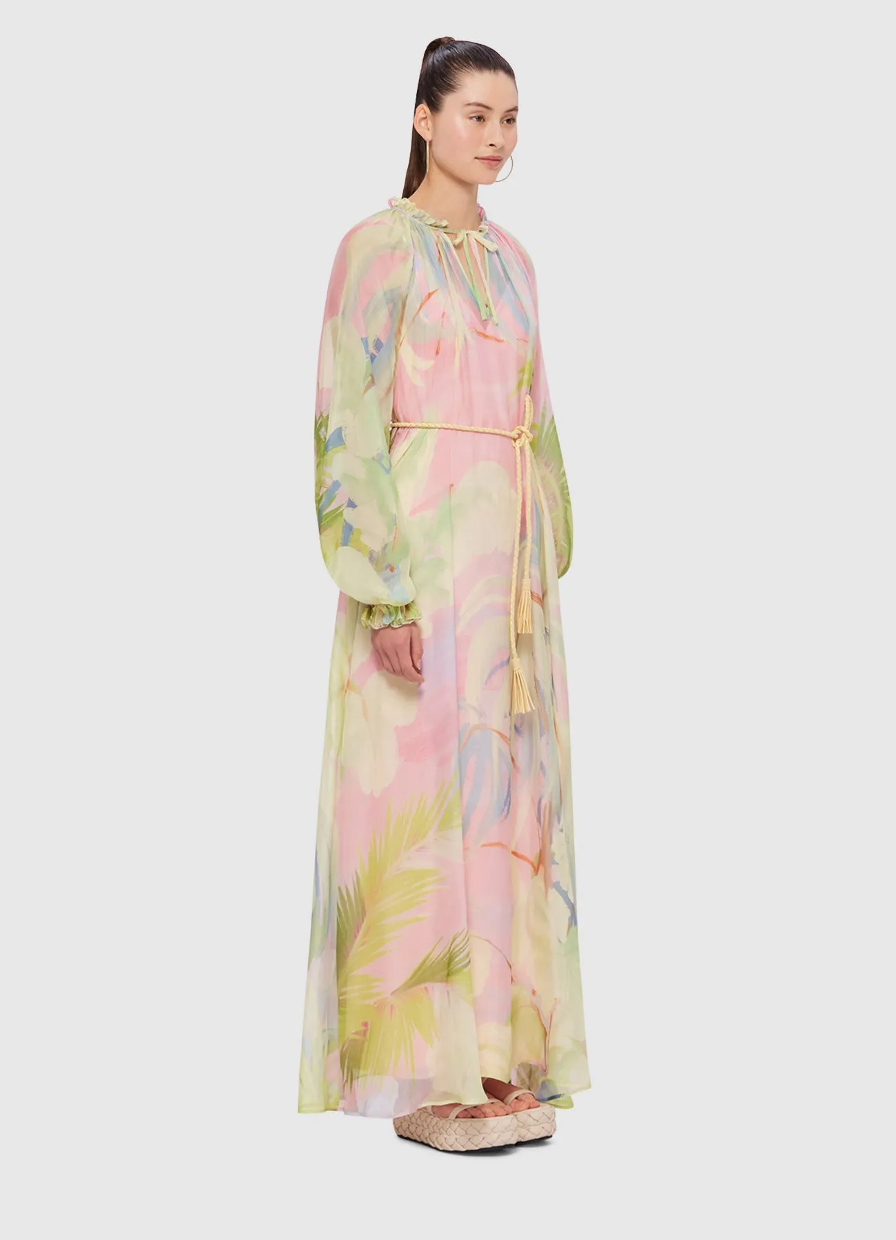 Leo Lin Alana Kaftan Maxi - Dreamscape Print