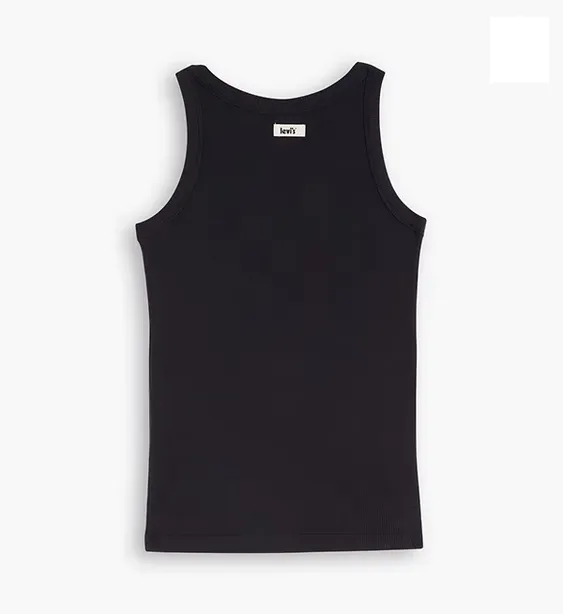 Levi's ribbed tank top A3381-0001 caviar