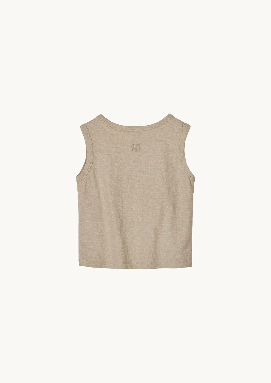 Lome Tank Top, Beige