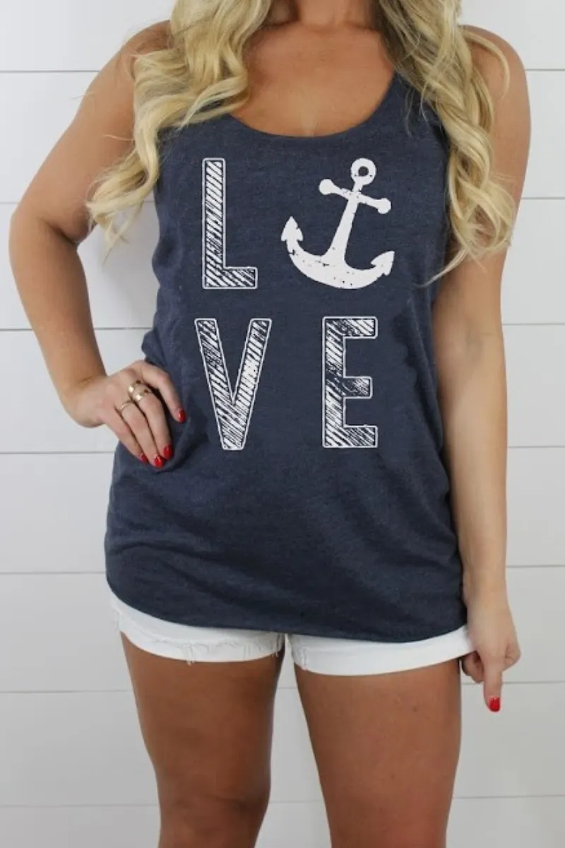 LOVE Anchors Me Tank