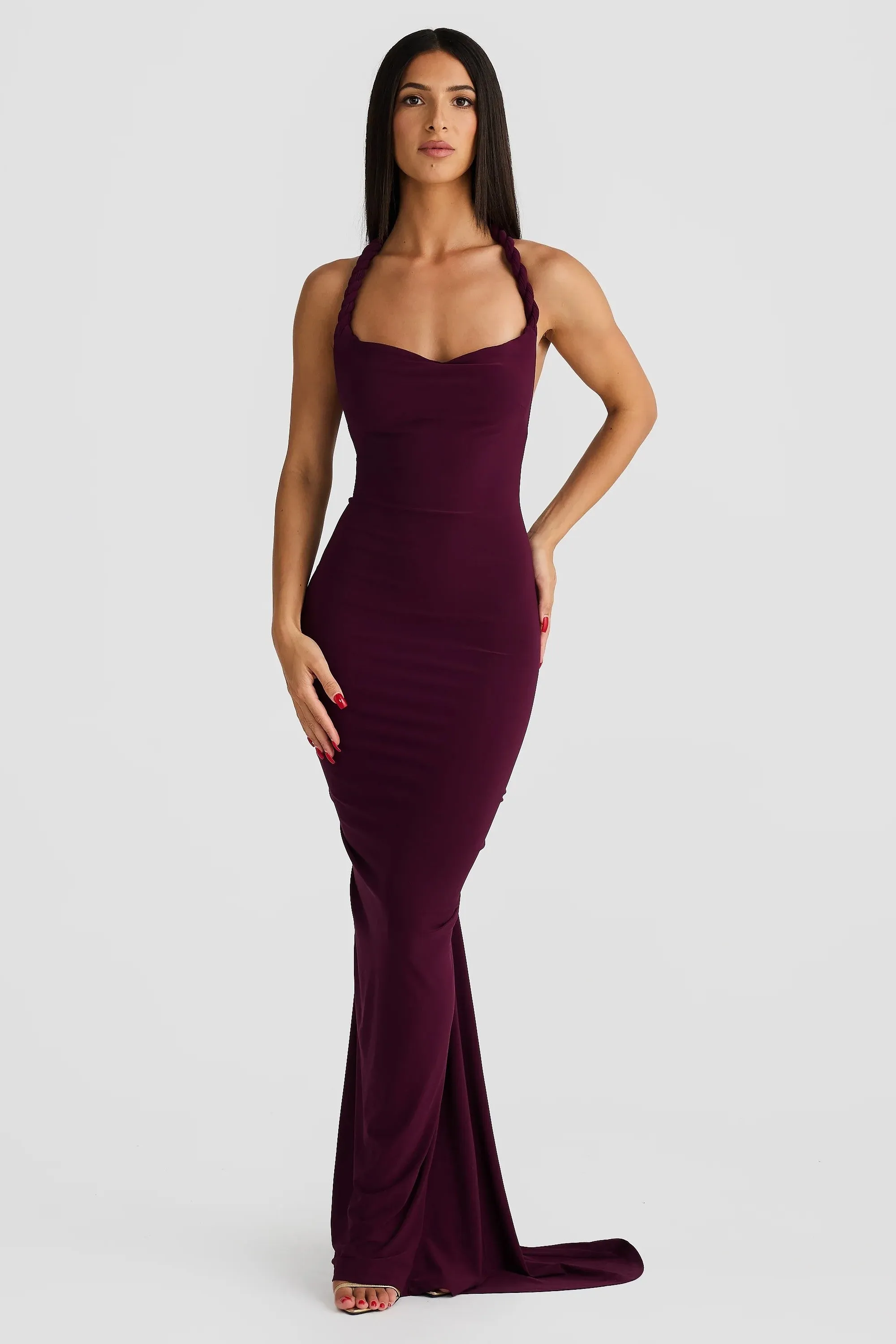 Maia Multi-Way Gown - Mulberry