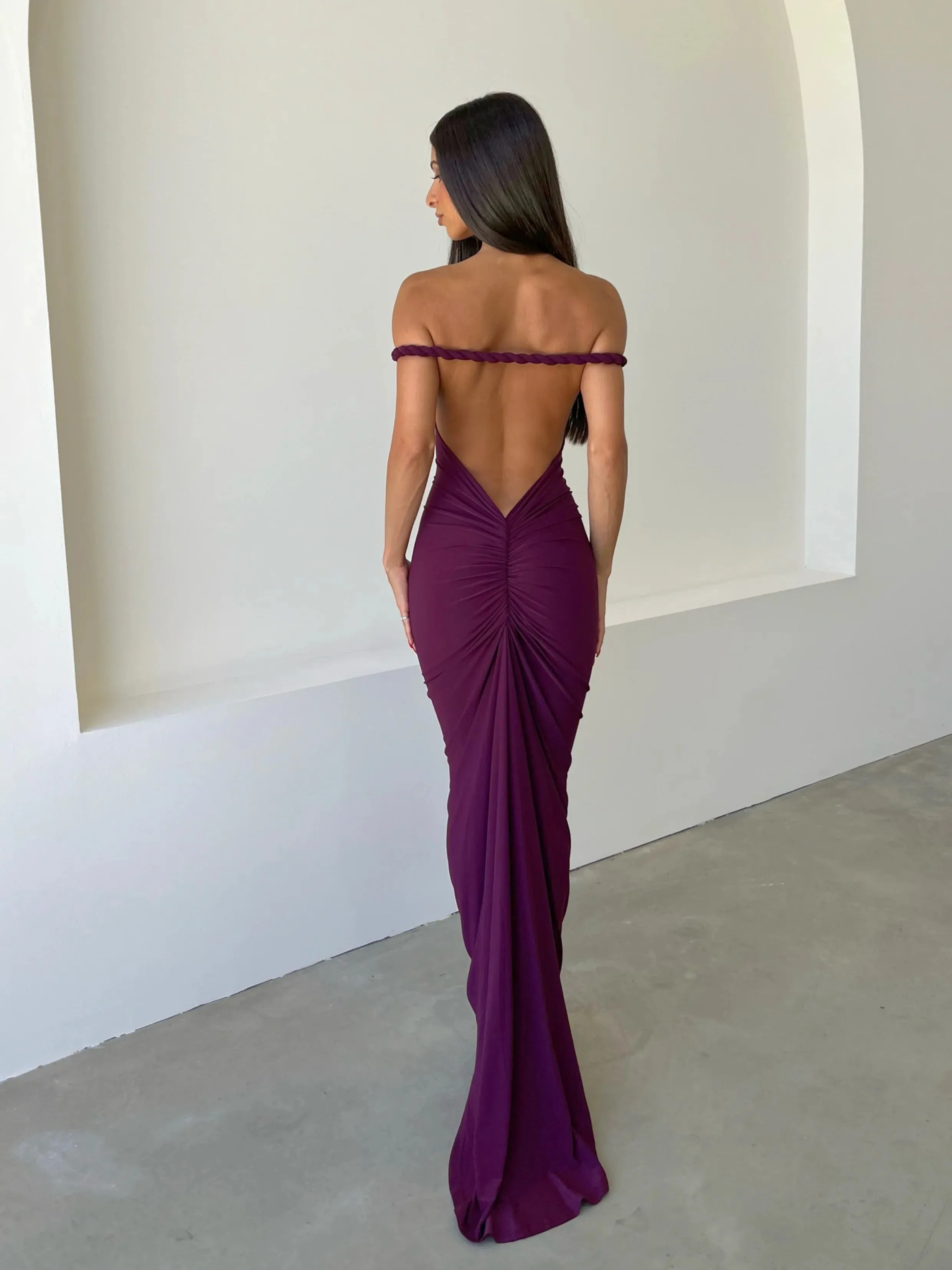 Maia Multi-Way Gown - Mulberry