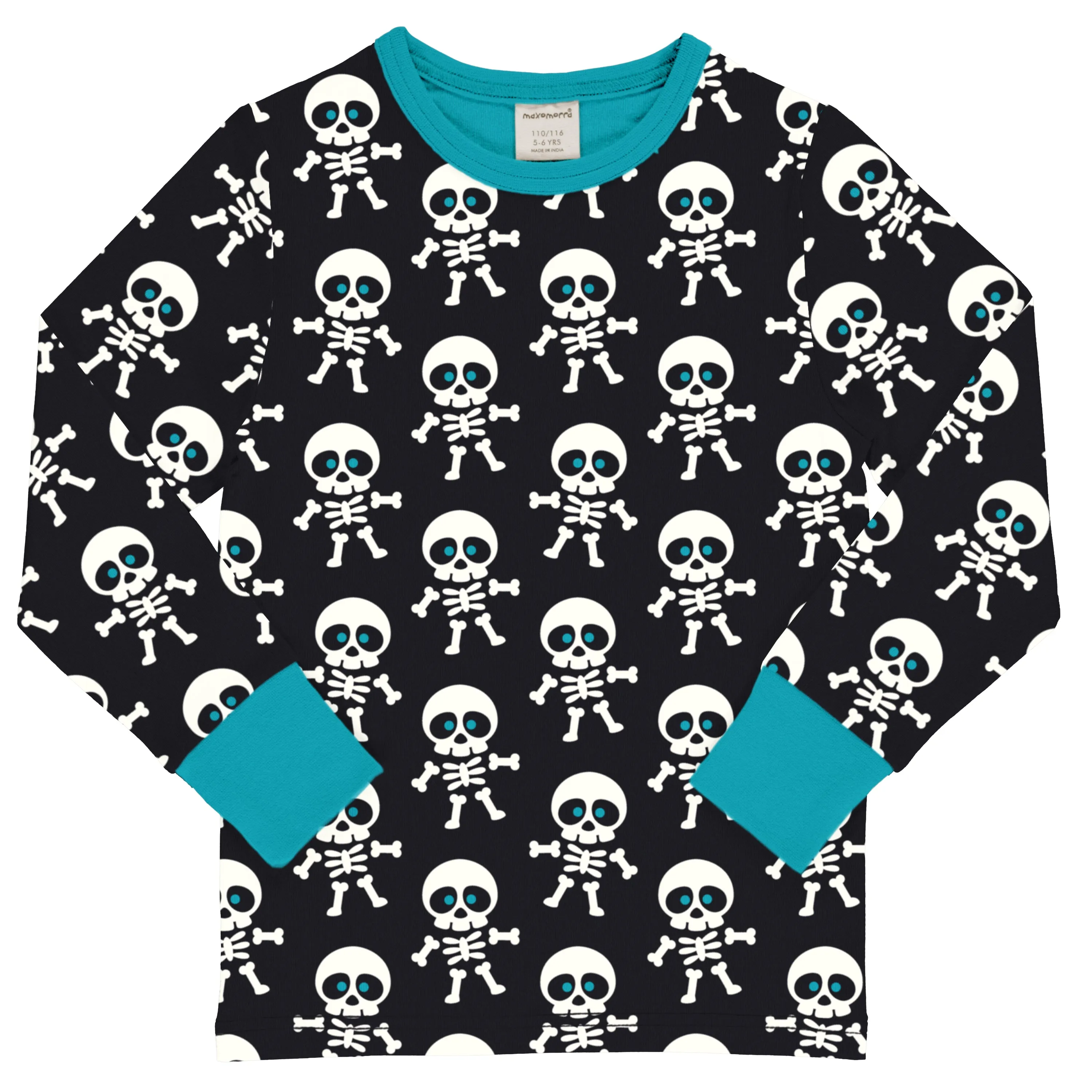 Maxomorra Classic Skeleton Long Sleeved Top