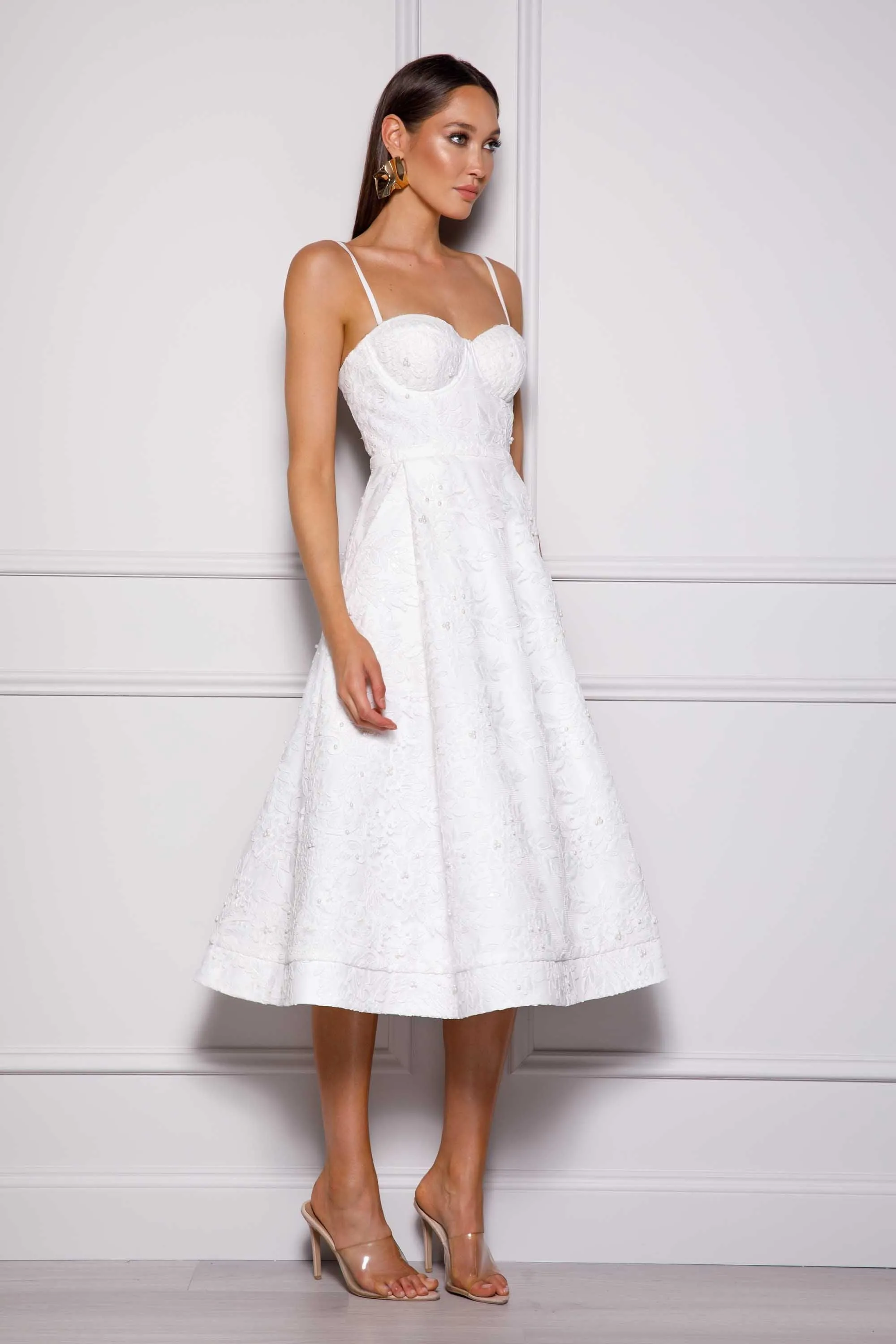 Melanie Dress - White