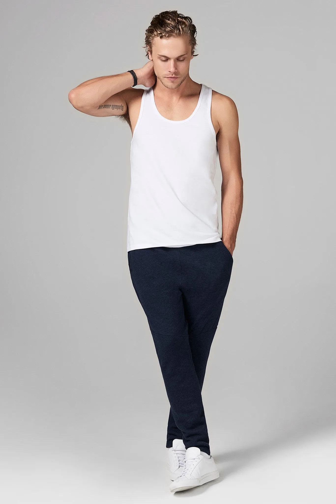 Men's Heavy Cotton Scoop Neck Tank Top