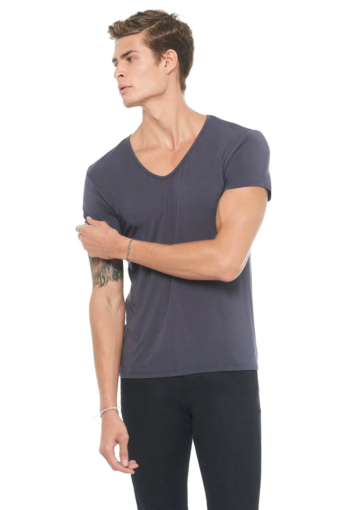 Men's Modal V-Neck Tee