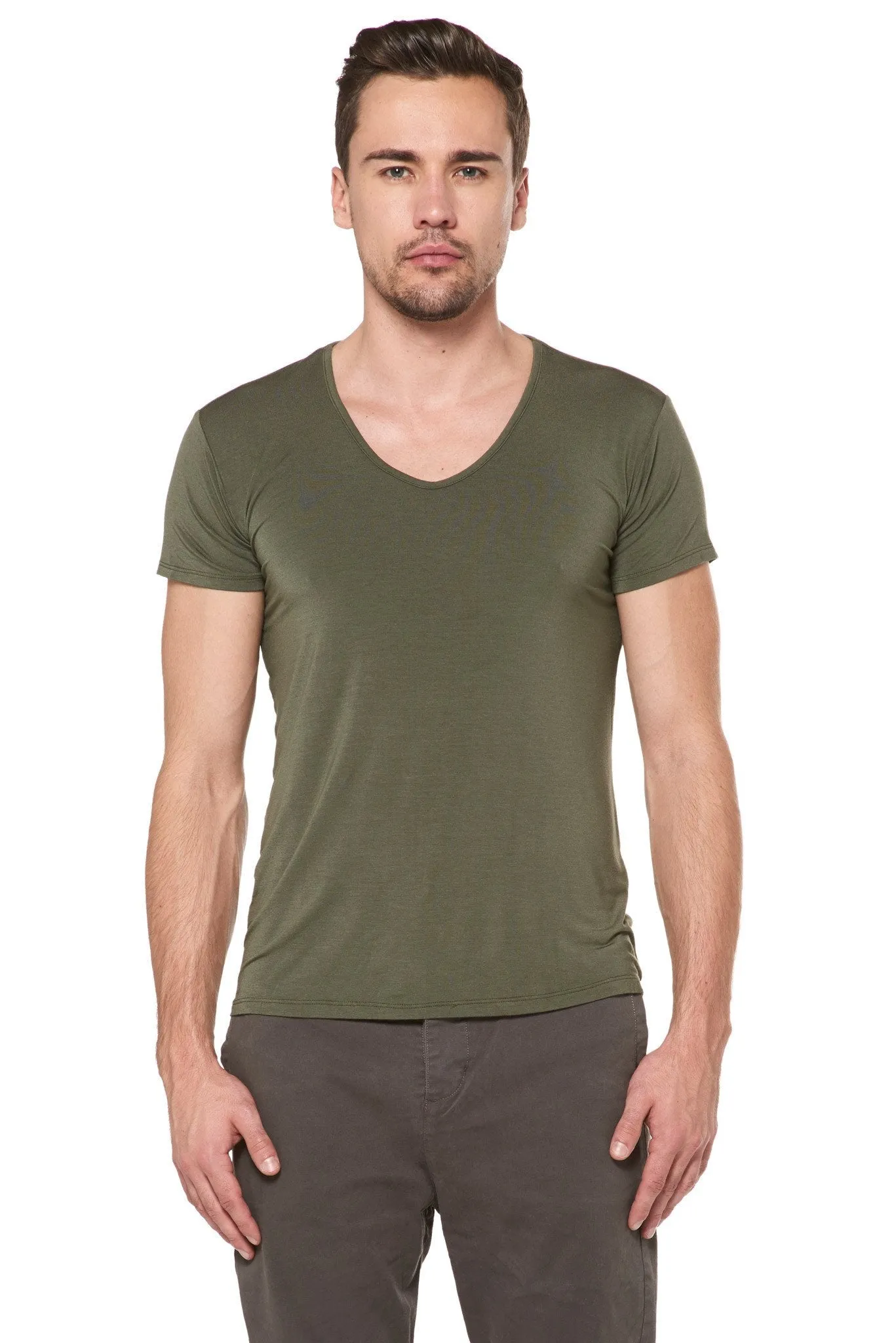 Men's Modal V-Neck Tee