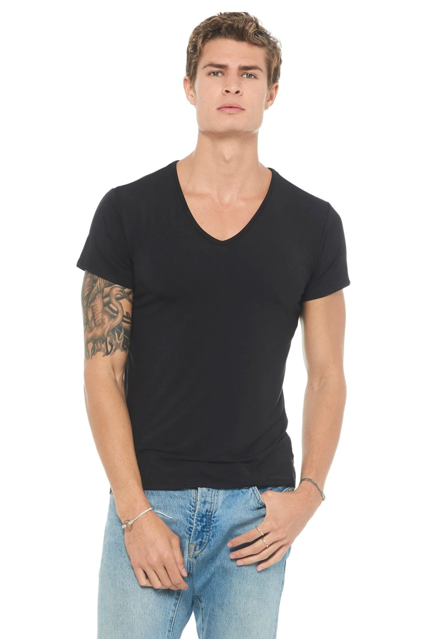 Men's Modal V-Neck Tee