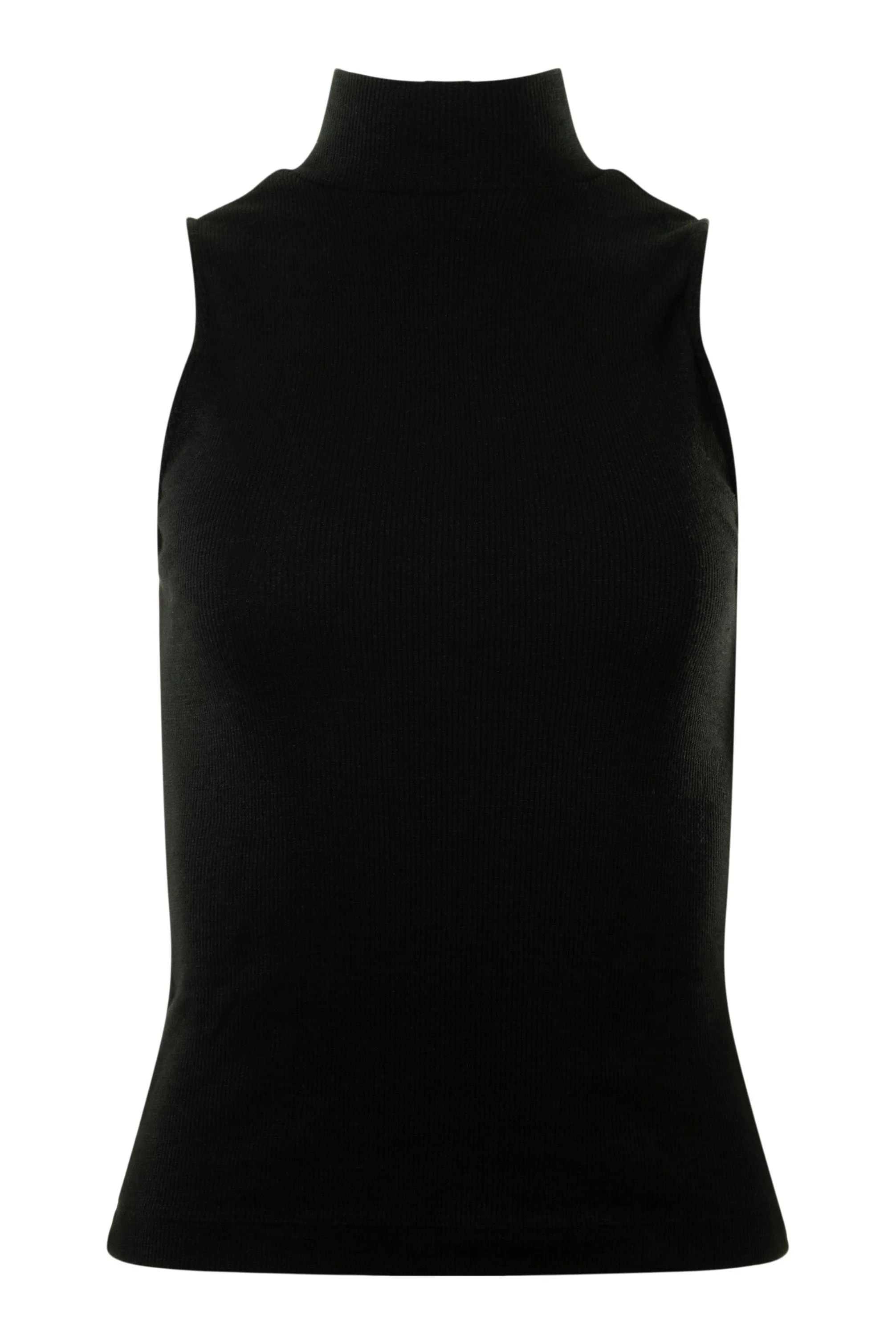 Michael Stars Lino Mock Neck in Black