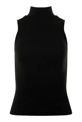 Michael Stars Lino Mock Neck in Black