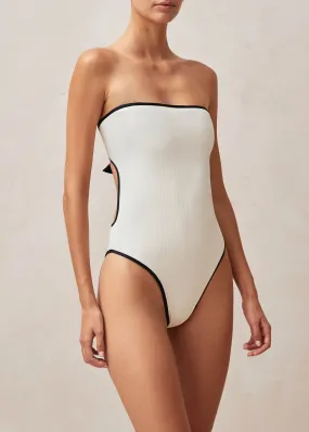 Nima White Swimsuit