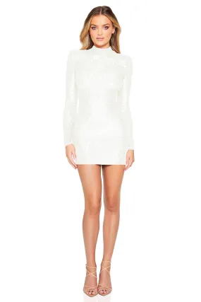 Nookie Sloane Long Sleeve Mini Dress - Ivory