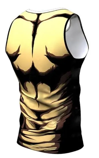 One Punch Man 'Serious Saitama' Tank Top Compression RashGuard