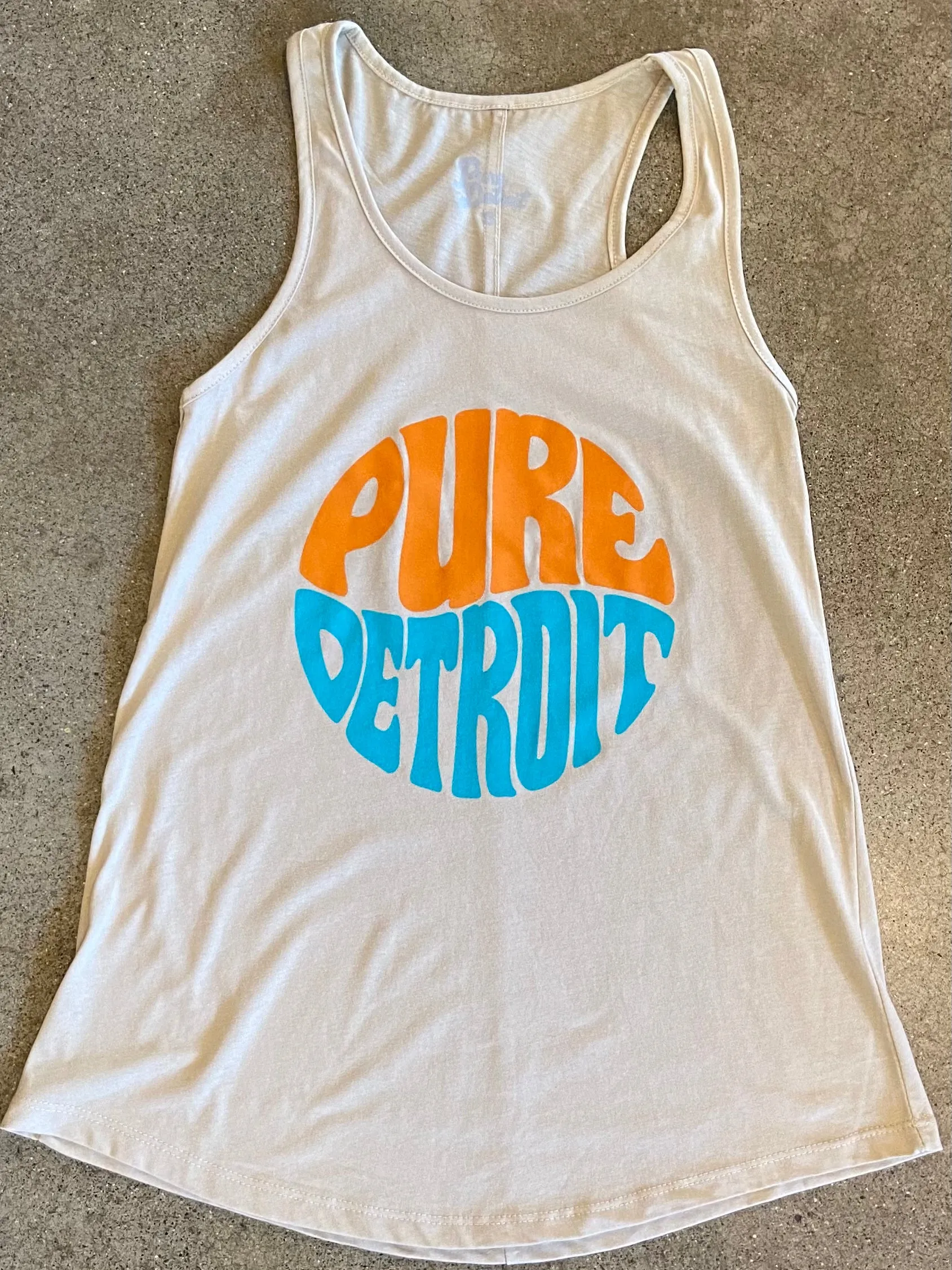 Pure Detroit Retro Tank / Putty / Women's