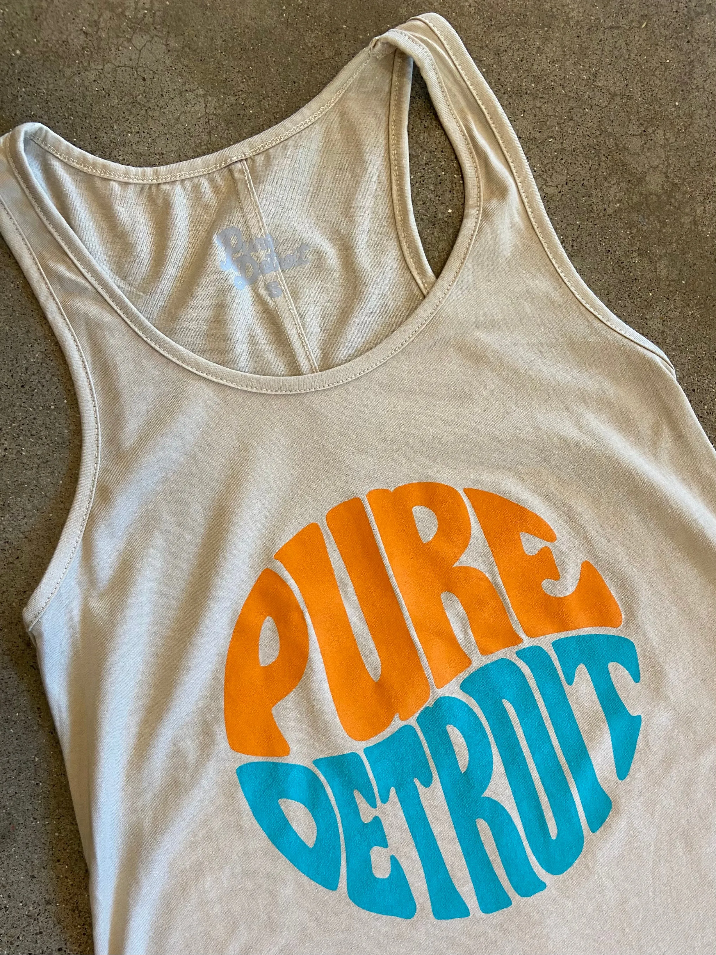 Pure Detroit Retro Tank / Putty / Women's