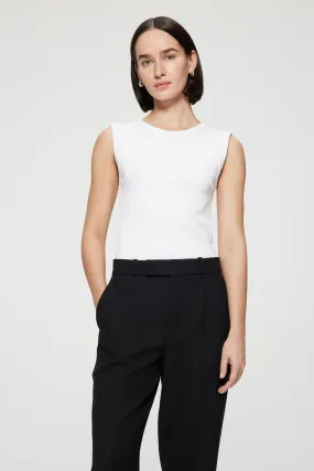 Rib Top - White