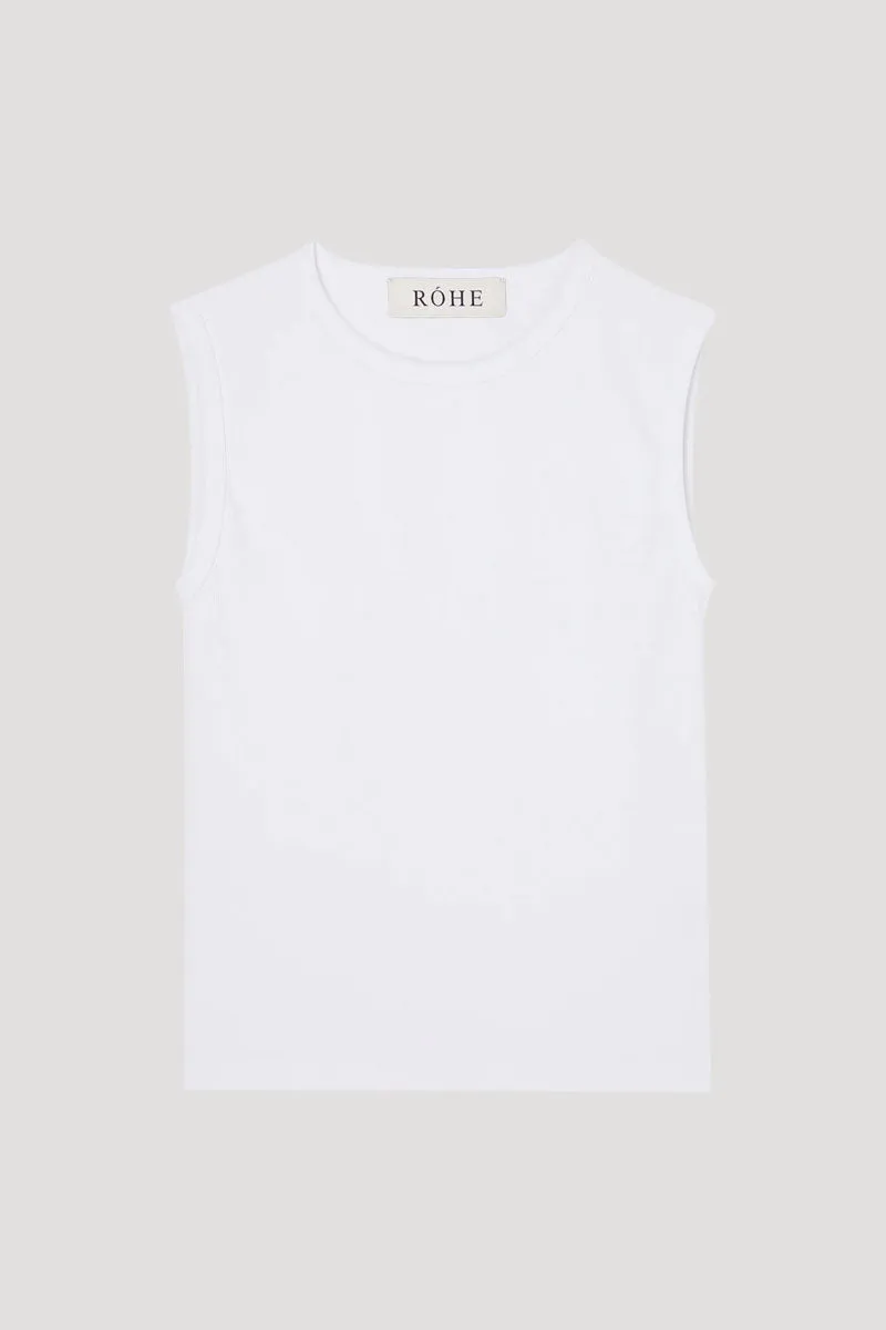 Rib Top - White