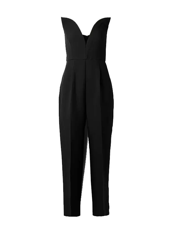 Strapless Jumpsuit in Black