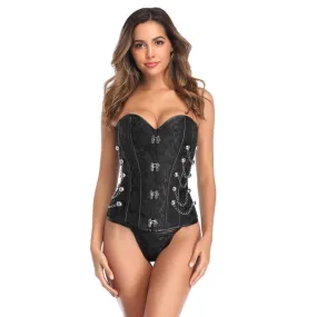 Strapless Waist Trainer Overbust Corselet