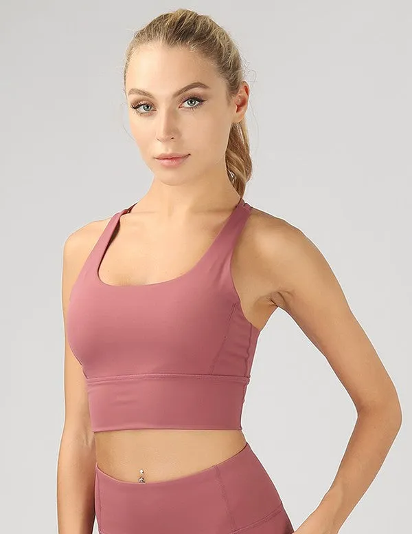 Strappy Back Active Crop Top