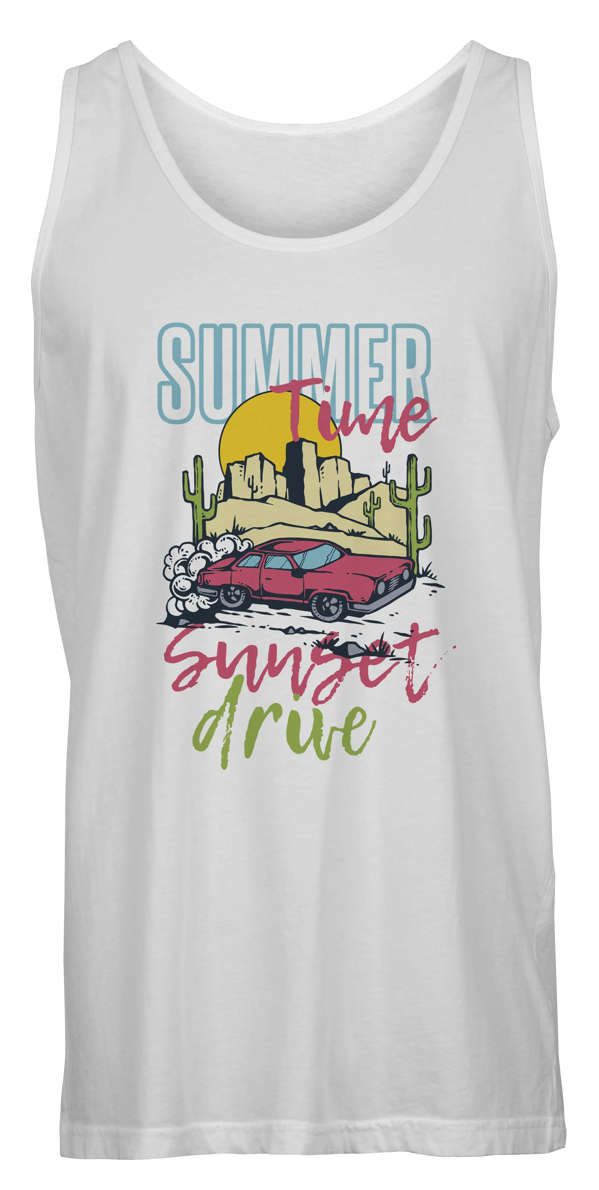 Summertime Graphic Tank Top